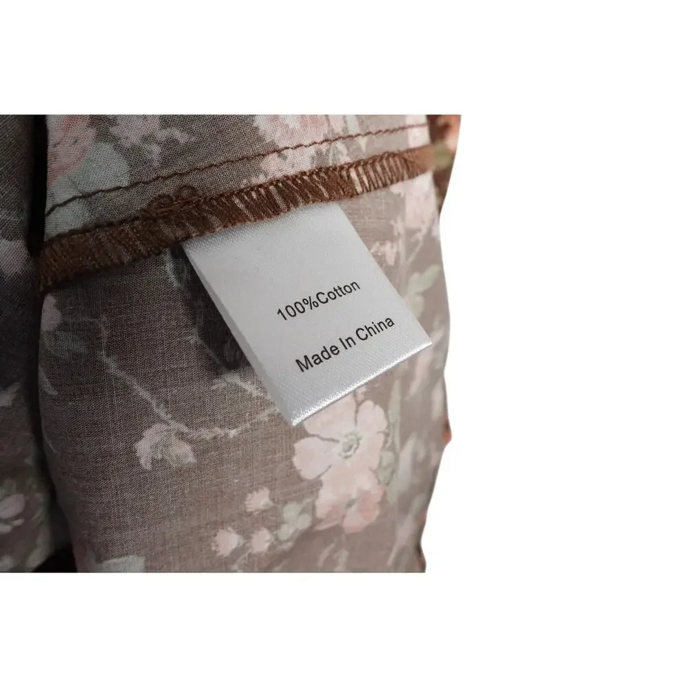 NWOT Tuckernuck Brown Floral Midi Dress x Shea McGee - Picture 12 of 12